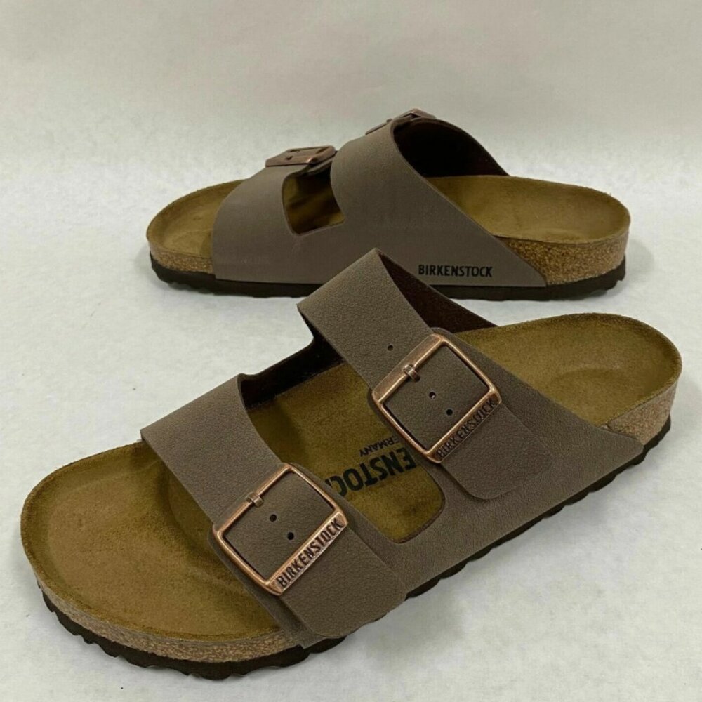 Birkenstock Arizona Mocha Regular Width Sandals - Picture 3 of 5